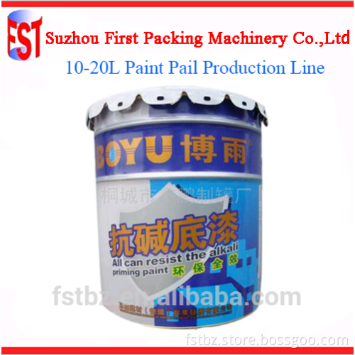 Automatic Cone Conical Tin Metal Pail Production Line